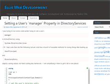 Tablet Screenshot of ellisweb.net